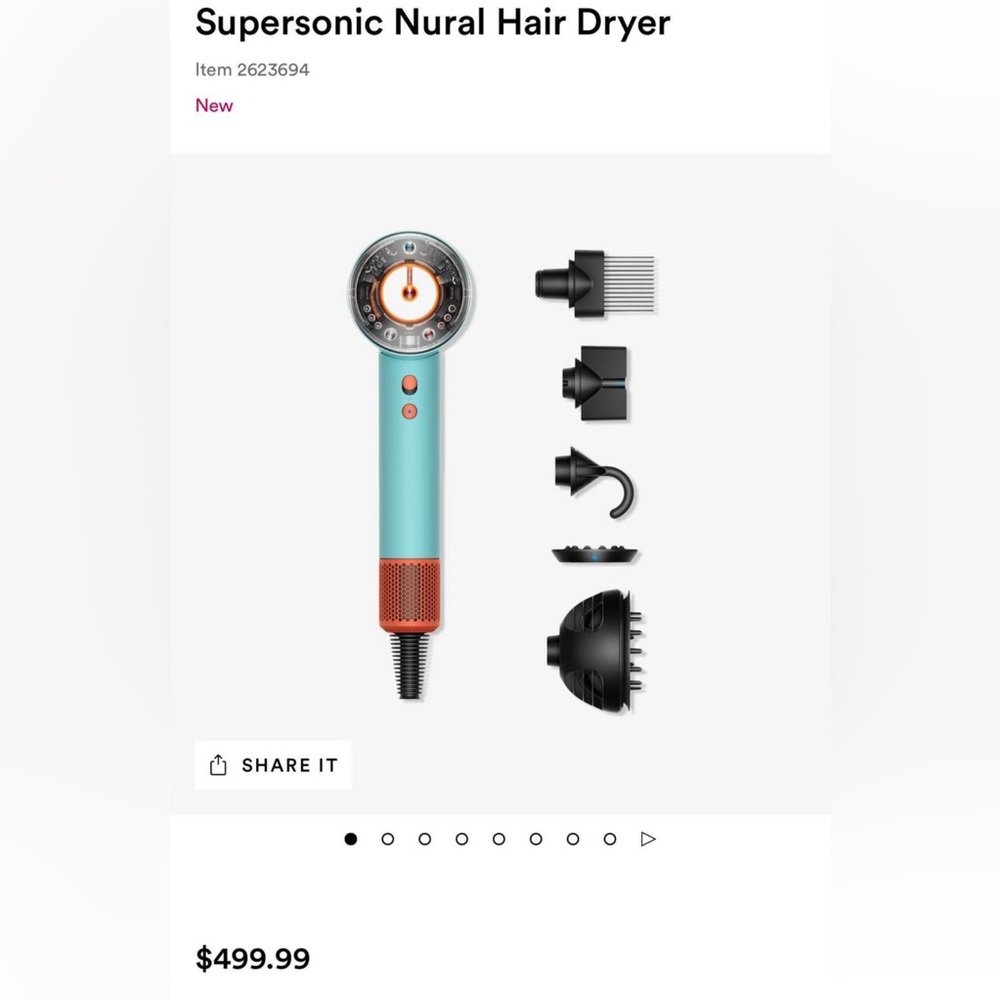 Dyson supersonic nural hair dryer